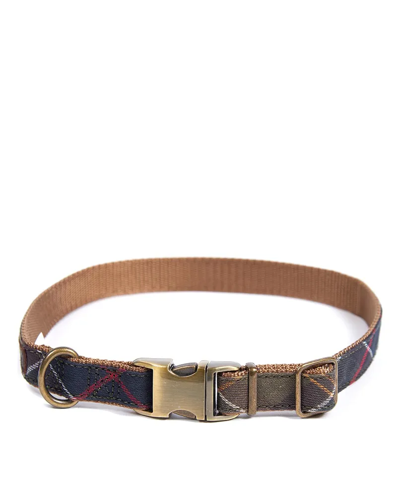  Barbour Tartan and Web Classic Dog Collar